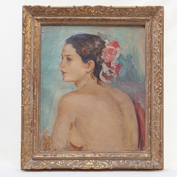 CESARE MONTI : Nudo di donna  - Asta Smart Auction: arredi, dipinti, sculture, argenti e altro a prezzi vantaggiosi - Associazione Nazionale - Case d'Asta italiane