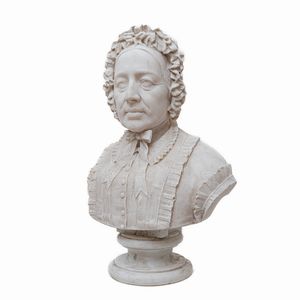 Busto in marmo bianco statuario  - Asta Smart Auction: arredi, dipinti, sculture, argenti e altro a prezzi vantaggiosi - Associazione Nazionale - Case d'Asta italiane