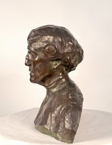 Anonimo degli inizi del XX secolo Busto di donna anziana  - Asta Antiquariato - Associazione Nazionale - Case d'Asta italiane