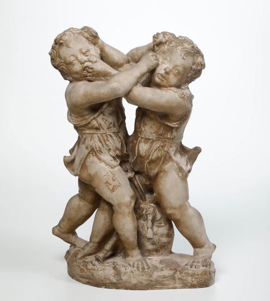 Putti che lottano, copia dalla scultura del XVI secolo del Maestro dei bambini irrequieti. XX secolo  - Asta Scultura - Associazione Nazionale - Case d'Asta italiane