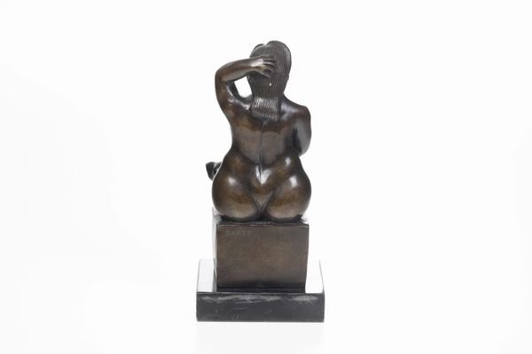 Firmato Barye Figura femminile seduta  - Asta Scultura - Associazione Nazionale - Case d'Asta italiane