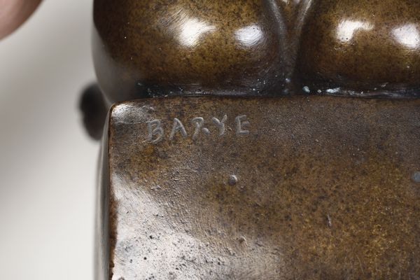 Firmato Barye Figura femminile seduta  - Asta Scultura - Associazione Nazionale - Case d'Asta italiane