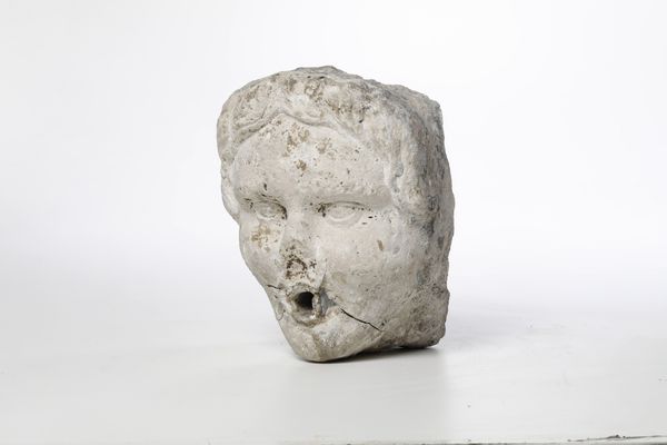 Testa maschile. Scultore del XVII secolo  - Asta Scultura - Associazione Nazionale - Case d'Asta italiane