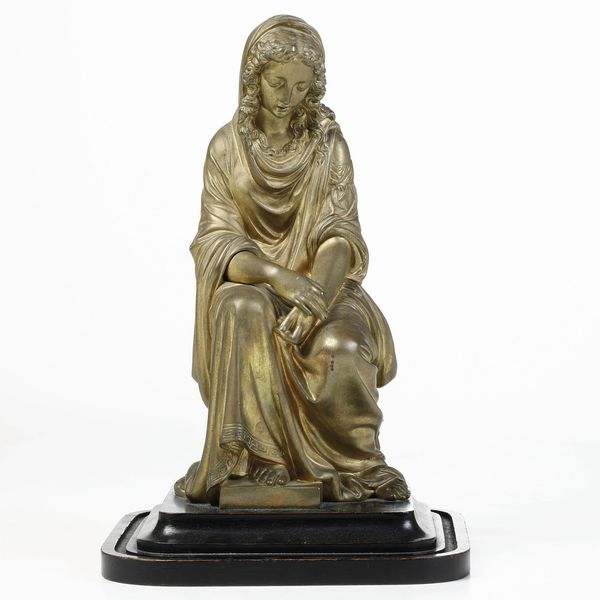 Madonna. Fonditore francese del XIX-XX secolo  - Asta Scultura - Associazione Nazionale - Case d'Asta italiane