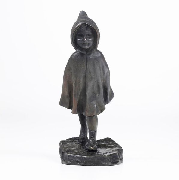 Bambina. Fonditore del XIX-XX secolo  - Asta Scultura - Associazione Nazionale - Case d'Asta italiane