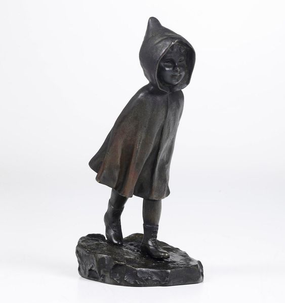 Bambina. Fonditore del XIX-XX secolo  - Asta Scultura - Associazione Nazionale - Case d'Asta italiane