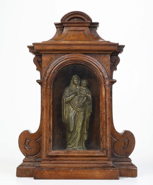 Madonna con Bambino. Fonditore del XVII-XVIII secolo  - Asta Scultura - Associazione Nazionale - Case d'Asta italiane