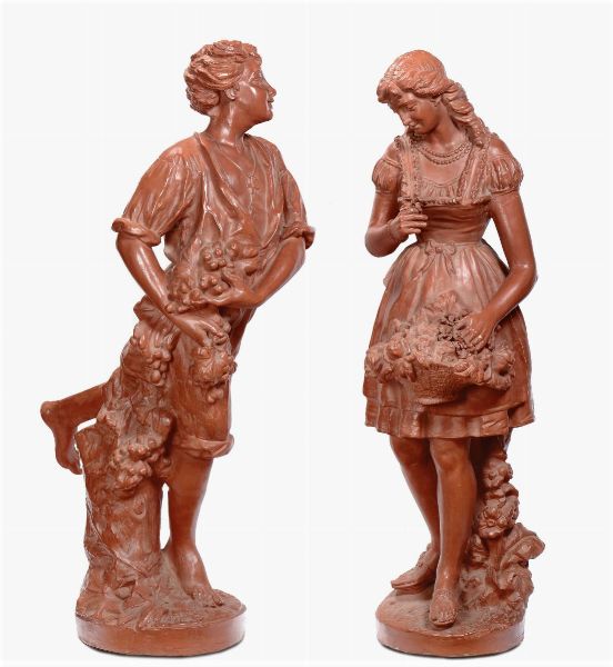 Scultore del XIX secolo Contadinelli  - Asta Scultura - Associazione Nazionale - Case d'Asta italiane