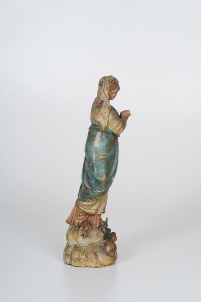 Immacolata concezione. Plasticatore del XIX secolo  - Asta Scultura - Associazione Nazionale - Case d'Asta italiane