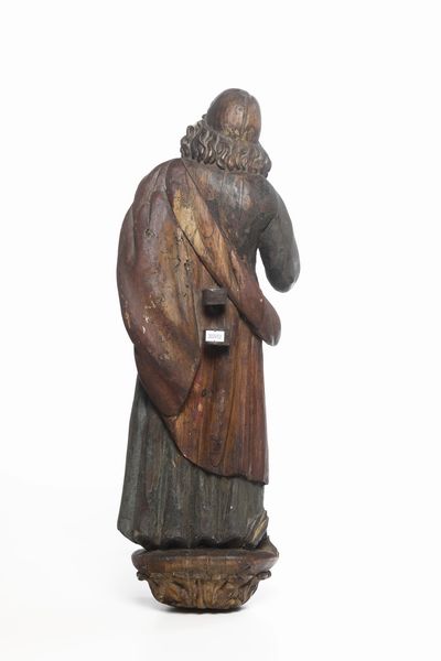 Evangelista. Scultore del XVIII secolo  - Asta Scultura - Associazione Nazionale - Case d'Asta italiane