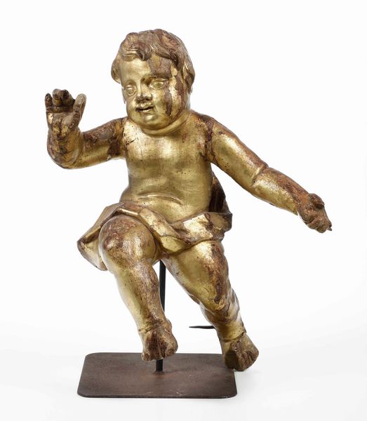 Putto. Scultore del XVII secolo  - Asta Scultura - Associazione Nazionale - Case d'Asta italiane