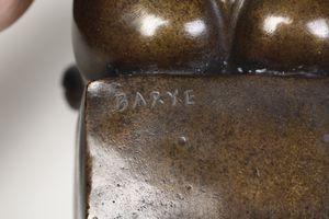 Firmato Barye Figura femminile seduta  - Asta Scultura - Associazione Nazionale - Case d'Asta italiane