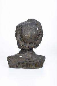 Silvio Monfrini : Busto femminile  - Asta Scultura - Associazione Nazionale - Case d'Asta italiane