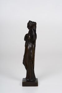 Figura femminile classica. Fonditore del XIX-XX secolo  - Asta Scultura - Associazione Nazionale - Case d'Asta italiane