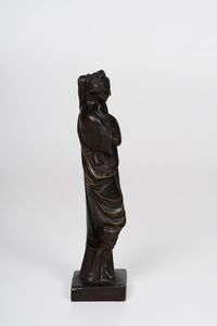 Figura femminile classica. Fonditore del XIX-XX secolo  - Asta Scultura - Associazione Nazionale - Case d'Asta italiane