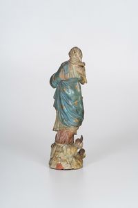 Immacolata concezione. Plasticatore del XIX secolo  - Asta Scultura - Associazione Nazionale - Case d'Asta italiane