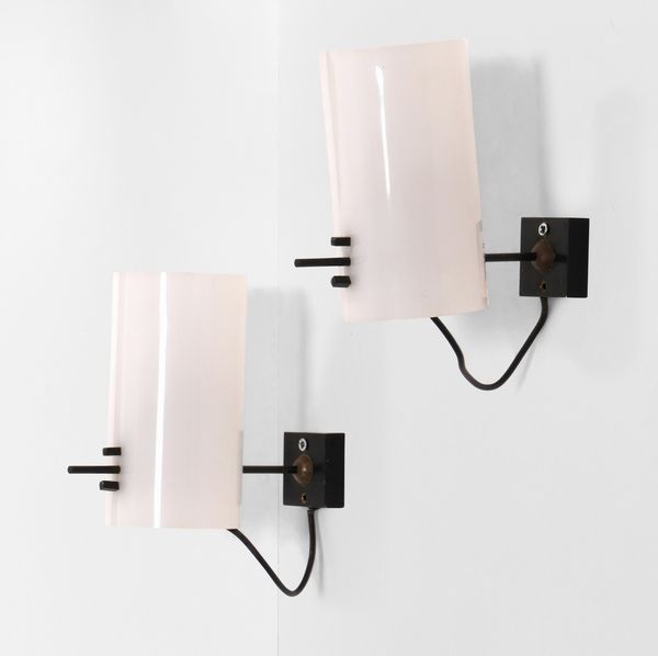 STILUX : Due lampade a parete  - Asta Design LAB - Associazione Nazionale - Case d'Asta italiane