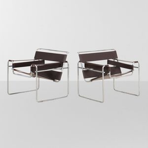 Marcel Breuer : Due poltrone  - Asta Design LAB - Associazione Nazionale - Case d'Asta italiane