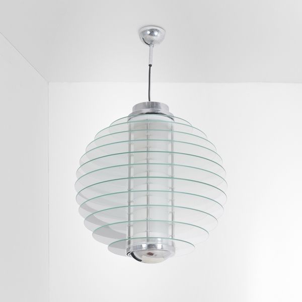 GIO PONTI : Lampada a sospensione mod. 0024.  - Asta Design LAB - Associazione Nazionale - Case d'Asta italiane