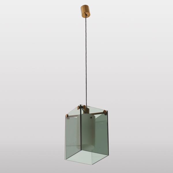 MAX INGRAND : Lampada a sospensionie mod. 2211.  - Asta Design LAB - Associazione Nazionale - Case d'Asta italiane