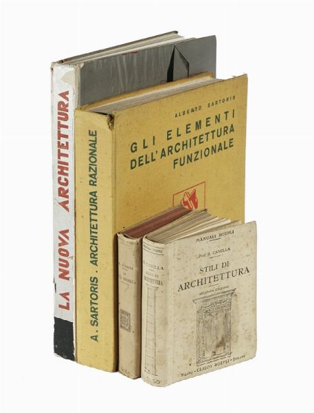 FILLIA [PSEUD. DI COLOMBO LUIGI ENRICO] : La nuova architettura.  - Asta Libri, autografi e manoscritti - Associazione Nazionale - Case d'Asta italiane