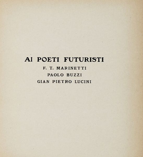 CORRADO GOVONI : Poesie elettriche. 5 migliaio.  - Asta Libri, autografi e manoscritti - Associazione Nazionale - Case d'Asta italiane