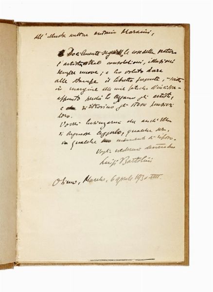 Lotto di 21 opere di letteratura italiana, alcune con dedica autografa degli autori.  - Asta Libri, autografi e manoscritti - Associazione Nazionale - Case d'Asta italiane