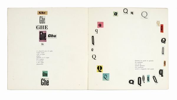 BRUNO MUNARI : Alfabetiere. Facciamo assieme un libro da leggere secondo il metodo attivo.  - Asta Libri, autografi e manoscritti - Associazione Nazionale - Case d'Asta italiane