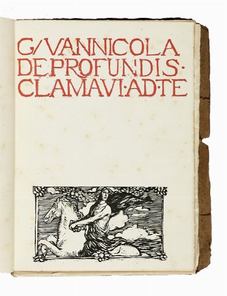 GIUSEPPE VANNICOLA : De profundis clamavi ad te.  - Asta Libri, autografi e manoscritti - Associazione Nazionale - Case d'Asta italiane