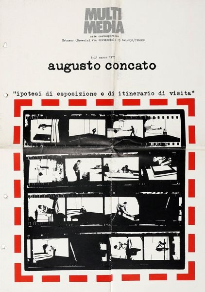 LUCIANO CARUSO : Corposa raccolta di manifesti, pubblicazioni, riviste e inviti a mostre di Luciano Caruso, Magdalo Mussio, Augusto Concato, Antonio Calderara, Bram Bogart e molti altri.  - Asta Libri, autografi e manoscritti - Associazione Nazionale - Case d'Asta italiane