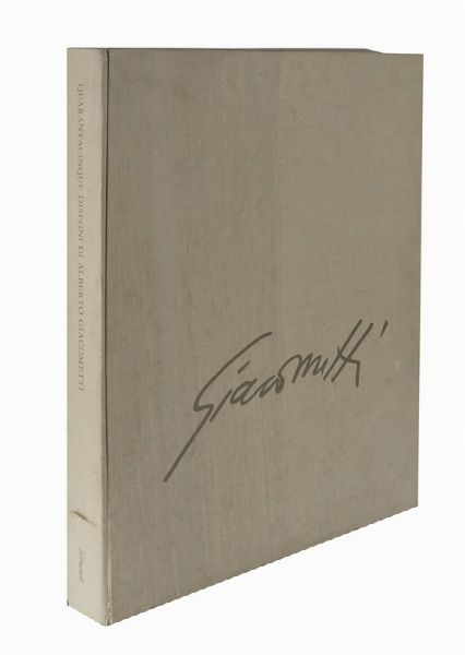 Alberto Giacometti : Quarantacinque disegni di Alberto Giacometti.  - Asta Libri, autografi e manoscritti - Associazione Nazionale - Case d'Asta italiane