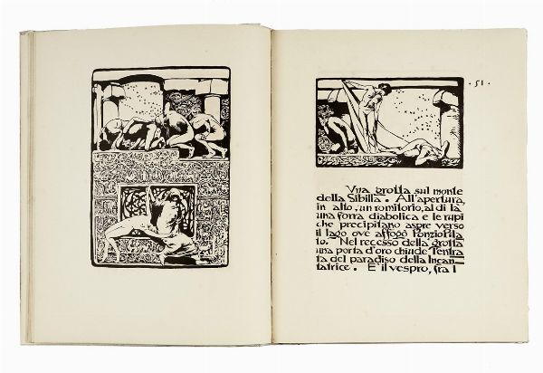 Giulio Aristide Sartorio : Sibilla. Poema drammatico in quattro atti.  - Asta Libri, autografi e manoscritti - Associazione Nazionale - Case d'Asta italiane