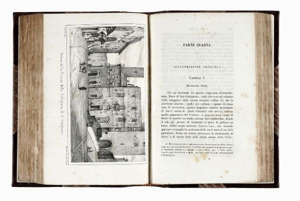 GIOVANNI VINCENZO COPPI : Annali memorie ed huomini illustri di Sangimignano ove si dimostrano le leghe e guerre delle repubbliche toscane [...] al serenissimo principe Ferdinando di Toscana.  - Asta Libri, autografi e manoscritti - Associazione Nazionale - Case d'Asta italiane