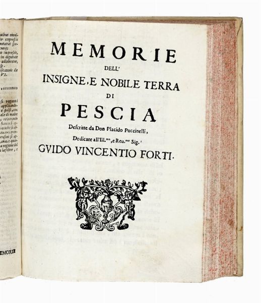 PLACIDO PUCCINELLI : Istoria dell'eroiche attioni di Ugo il grande duca della Toscana, di Spoleto...  - Asta Libri, autografi e manoscritti - Associazione Nazionale - Case d'Asta italiane