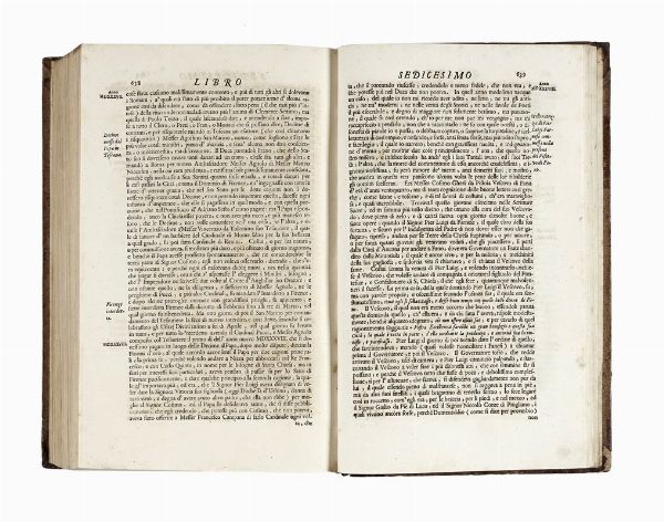 BENEDETTO VARCHI : Storia fiorentina. Nella quale principalmente si contengono l'ultime revoluzioni della repubblica fiorentina, e lo stabilimento del principato nella casa de' Medici...  - Asta Libri, autografi e manoscritti - Associazione Nazionale - Case d'Asta italiane