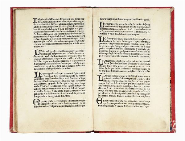 AURELIUS (SANTO) AUGUSTINUS : Soliloquii.  - Asta Libri, autografi e manoscritti - Associazione Nazionale - Case d'Asta italiane