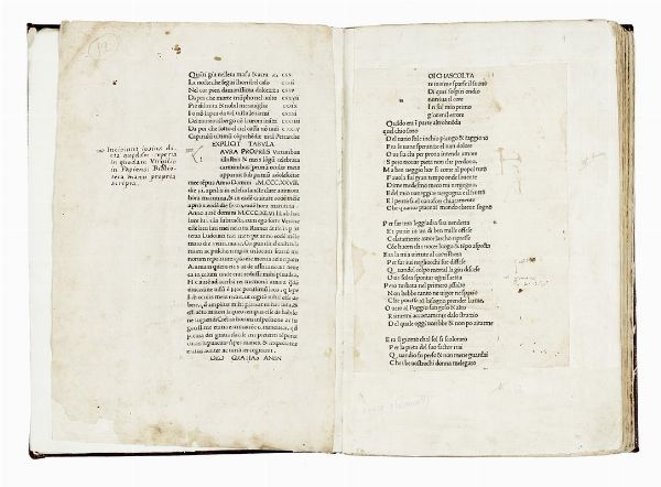 Francesco Petrarca : [Canzioniere e Trionfi].  - Asta Libri, autografi e manoscritti - Associazione Nazionale - Case d'Asta italiane