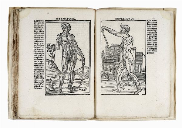 JACOPO BERENGARIO : Anatomia Carpi. Isagoge breves perlucide ac uberime, in anatomiam humani corporis...  - Asta Libri, autografi e manoscritti - Associazione Nazionale - Case d'Asta italiane