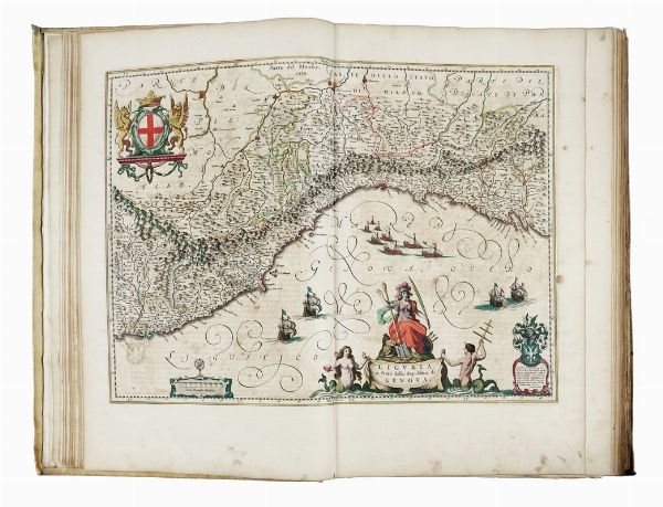 Willem Janszoon Blaeu : Novus atlas... (Italia).  - Asta Libri, autografi e manoscritti - Associazione Nazionale - Case d'Asta italiane