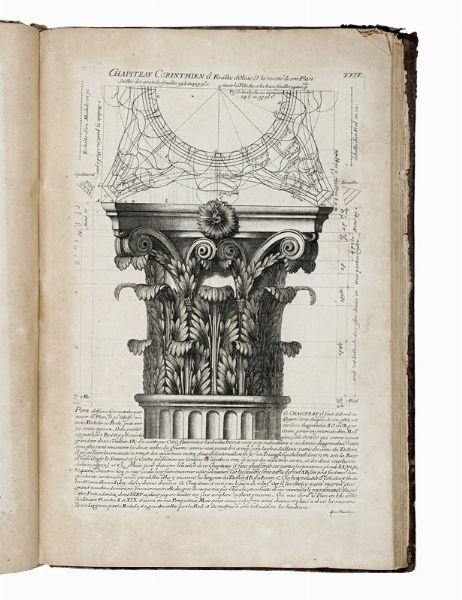 ABRAHAM BOSSE : Trait des manieres de dessiner les o'rdres de l'architecture antique en toutes leurs parties...  - Asta Libri, autografi e manoscritti - Associazione Nazionale - Case d'Asta italiane