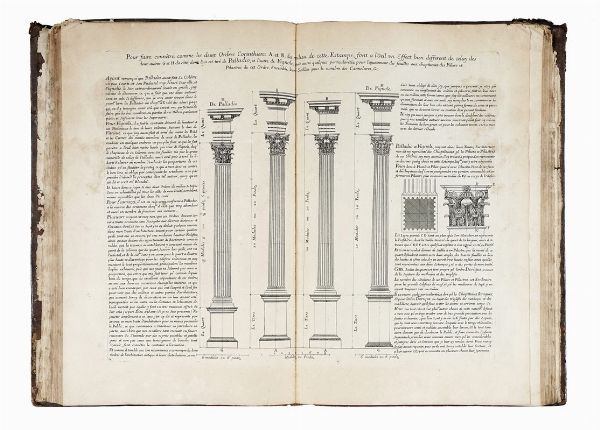 ABRAHAM BOSSE : Trait des manieres de dessiner les o'rdres de l'architecture antique en toutes leurs parties...  - Asta Libri, autografi e manoscritti - Associazione Nazionale - Case d'Asta italiane