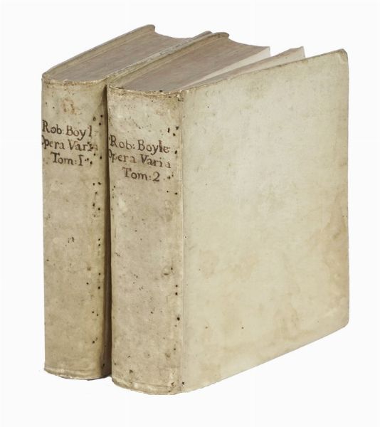 ROBERT BOYLE : Opera varia, quorum posthac exstat catalogus...  - Asta Libri, autografi e manoscritti - Associazione Nazionale - Case d'Asta italiane