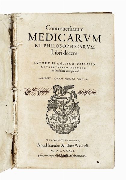 GIACOMO DELLA TORRE : In Hippocratis aphorismos, et Galeni super eisdem commentarios, expositio et quaestiones quam emendatissimae...  - Asta Libri, autografi e manoscritti - Associazione Nazionale - Case d'Asta italiane