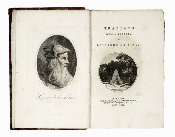 LEONARDO DA VINCI : Trattato della pittura.  - Asta Libri, autografi e manoscritti - Associazione Nazionale - Case d'Asta italiane