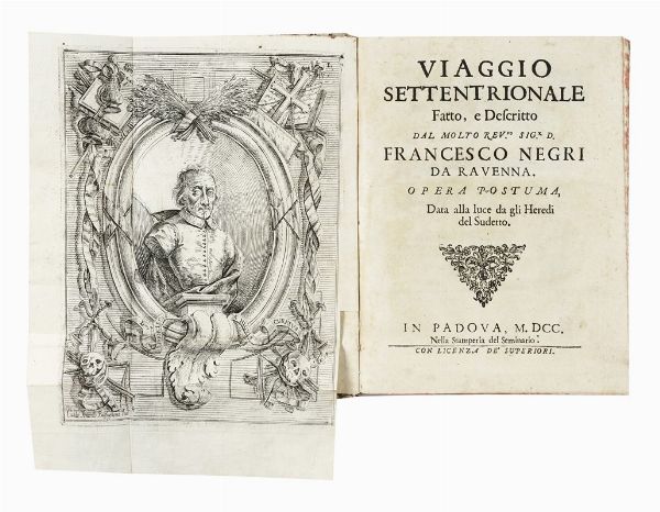 FRANCESCO NEGRI : Viaggio settentrionale...  - Asta Libri, autografi e manoscritti - Associazione Nazionale - Case d'Asta italiane