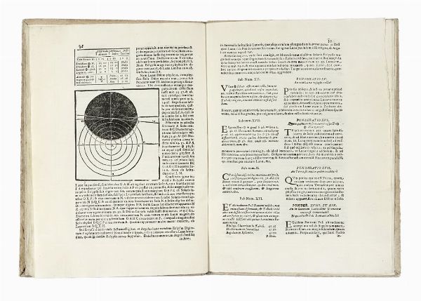 GIOVANNI BATTISTA ODIERNA : De admirandis phasibus in sole, et luna visis, ponderationes opticae, physicae, et astronomicae.  - Asta Libri, autografi e manoscritti - Associazione Nazionale - Case d'Asta italiane