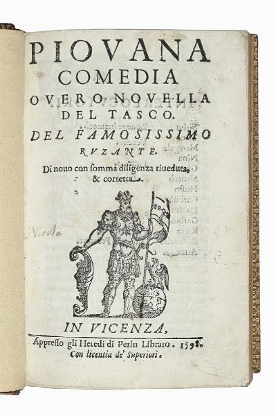 RUZANTE RUZANTE : [Tutte le opere del famosissimo Ruzante].  - Asta Libri, autografi e manoscritti - Associazione Nazionale - Case d'Asta italiane