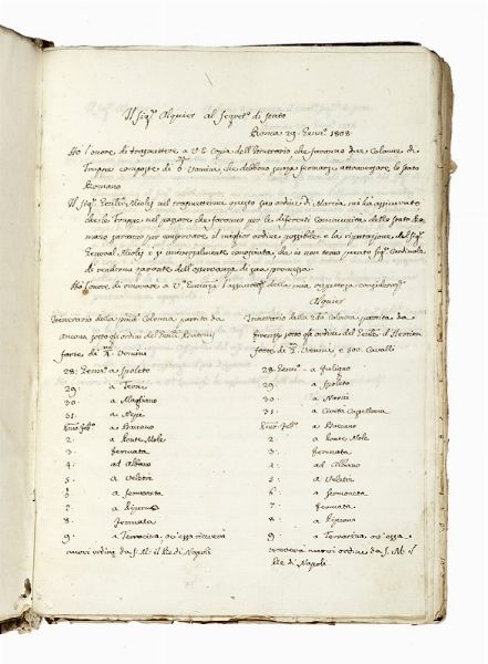 Raccolta di documenti relativi alle contestazioni insorte fra la Santa Sede ed il Governo Francese.  - Asta Libri, autografi e manoscritti - Associazione Nazionale - Case d'Asta italiane