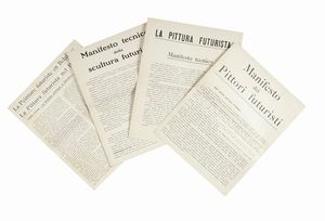 Umberto Boccioni - Manifesto dei Pittori futuristi.