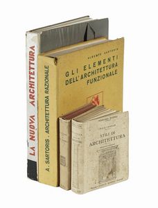 FILLIA [PSEUD. DI COLOMBO LUIGI ENRICO] : La nuova architettura.  - Asta Libri, autografi e manoscritti - Associazione Nazionale - Case d'Asta italiane